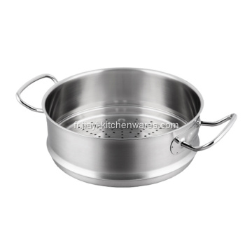 Batterie de cuisine wok en acier inoxydable 18/10